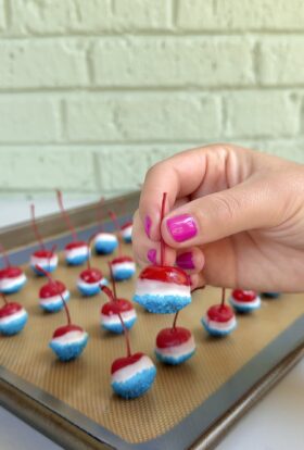 Boozy Cherry Bombs