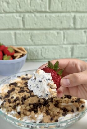 s'mores cheesecake dip