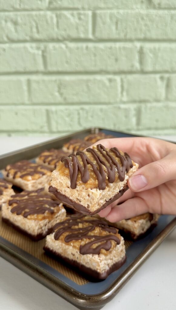 Samoa Rice Krispie Treats
