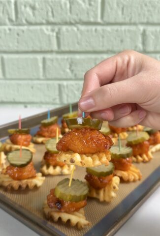 Chicken and Waffle Bites