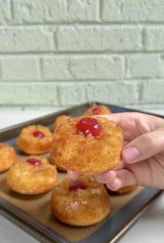 Mini Pineapple Upside Down Cakes