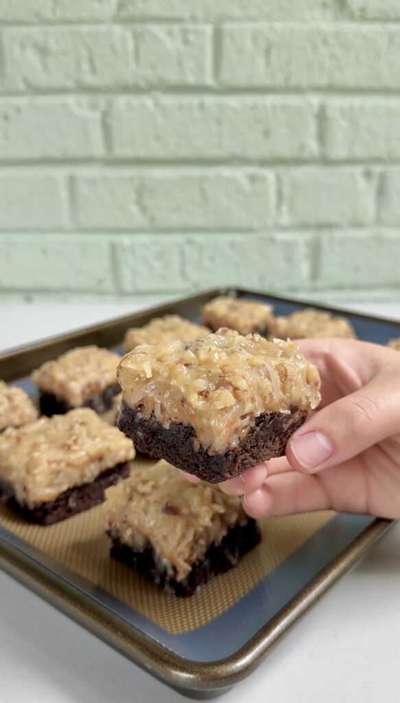 German Chocolate Brownies