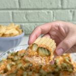 Buffalo Chicken Fried Pickle Dip