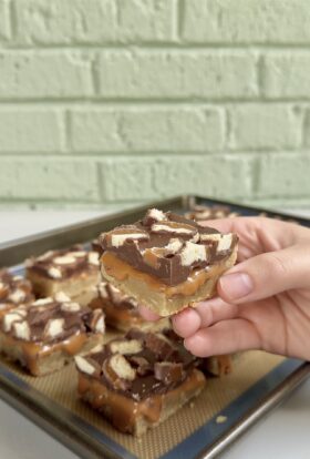 Twix Cookie Bars