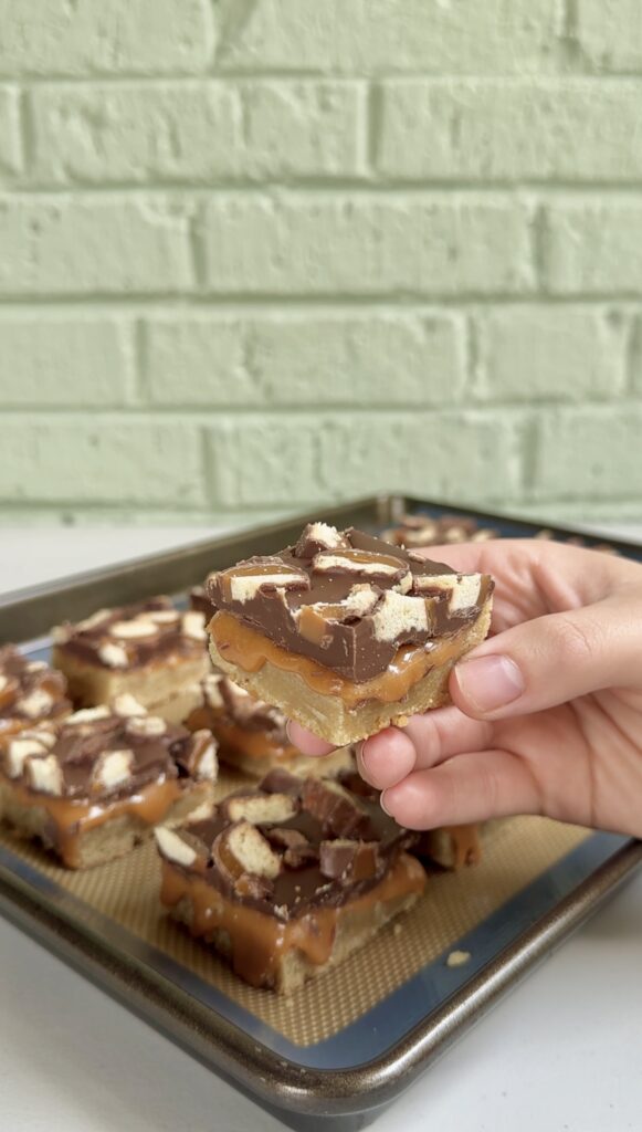 Twix Cookie Bars